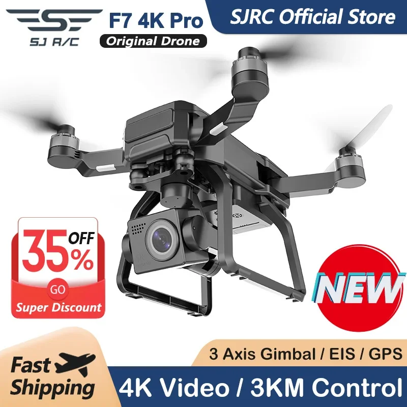 Drone Camera 4K - SJRC F7 4K PRO Cámara Drone