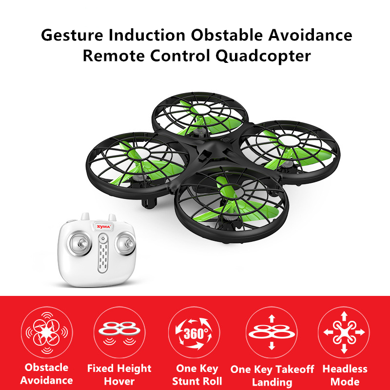 Eachine Drone E010 - Inducción de gestos para evitar obstáculos,
