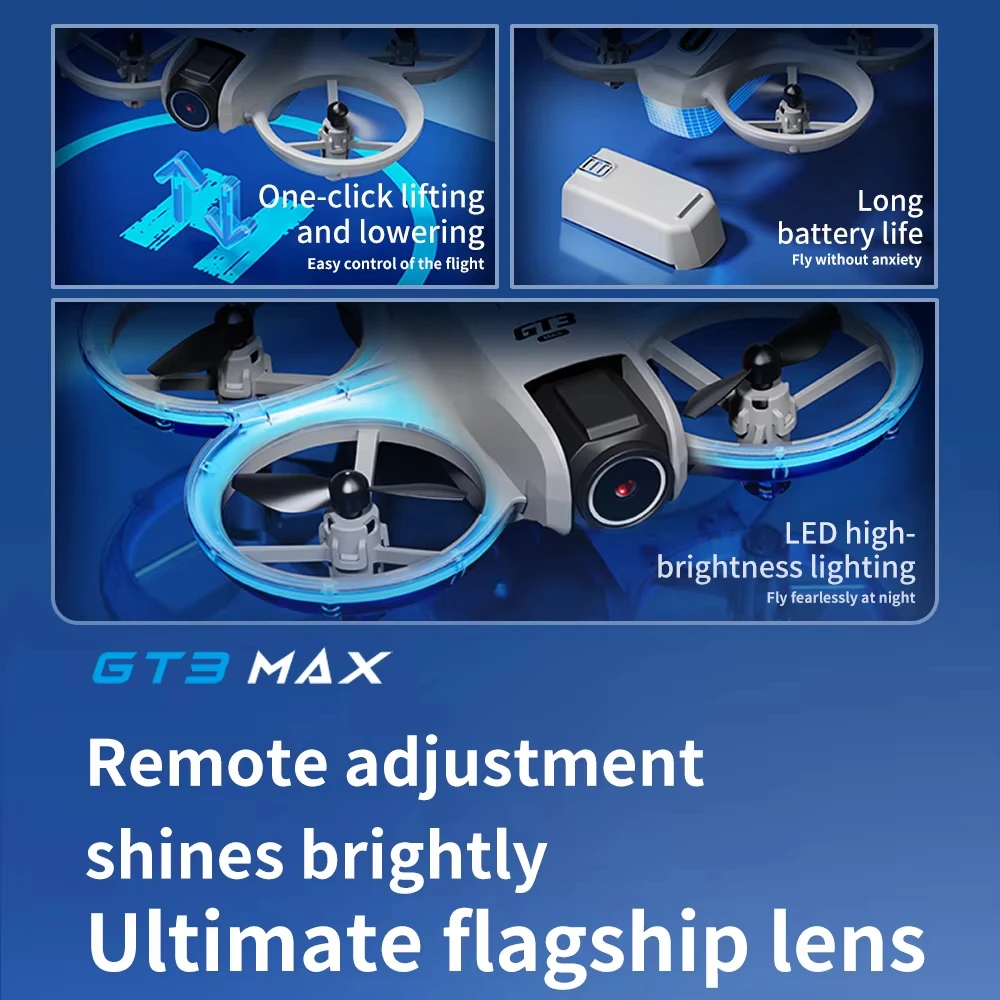 Dron GT3 Max con GPS y flujo ó - Drone Camera Hd reseña y precio